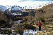 Sulle nevi alle baite alte in Arete-Valegino dal Forno di Cambrembo il 1 dicembre 2016 - FOTOGALLERY